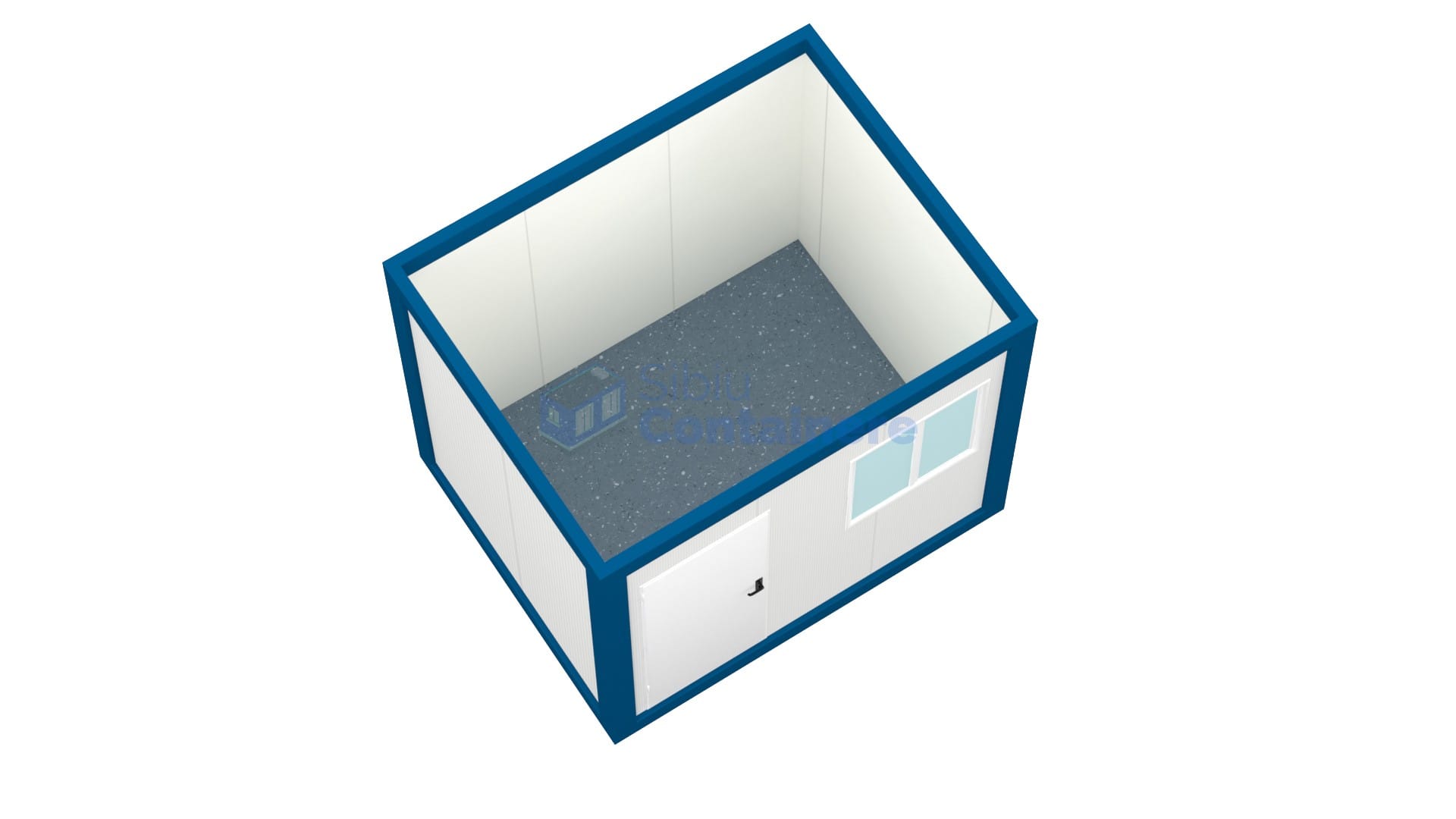 container birou sibiu 3metri albastru2