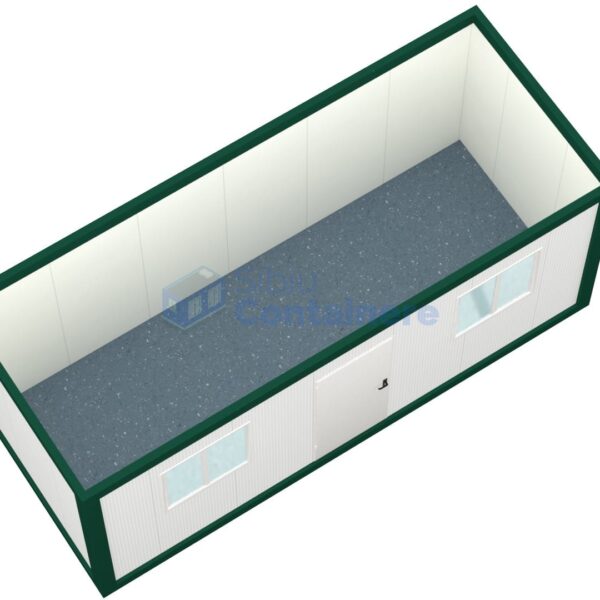 container birou sibiu 6metri 2geamuri verde2