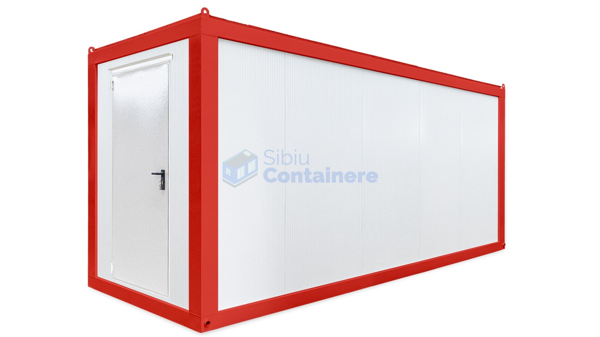 container depozitare sibiu 6metri rosu