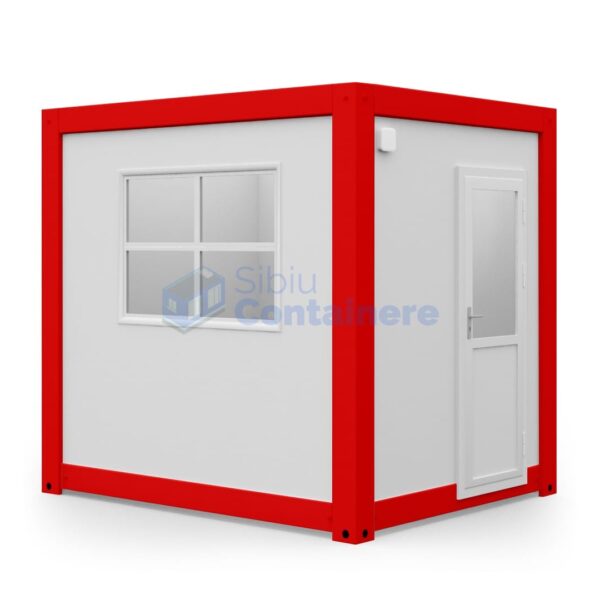 container paza sibiu model 3 rosu