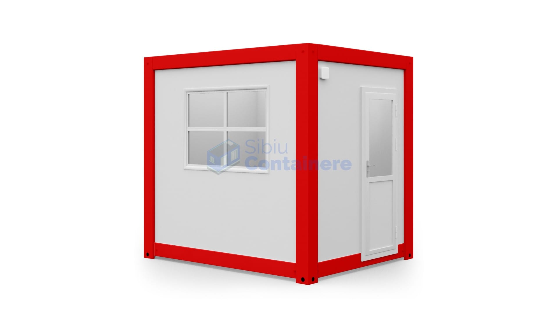 container paza sibiu model 3 rosu