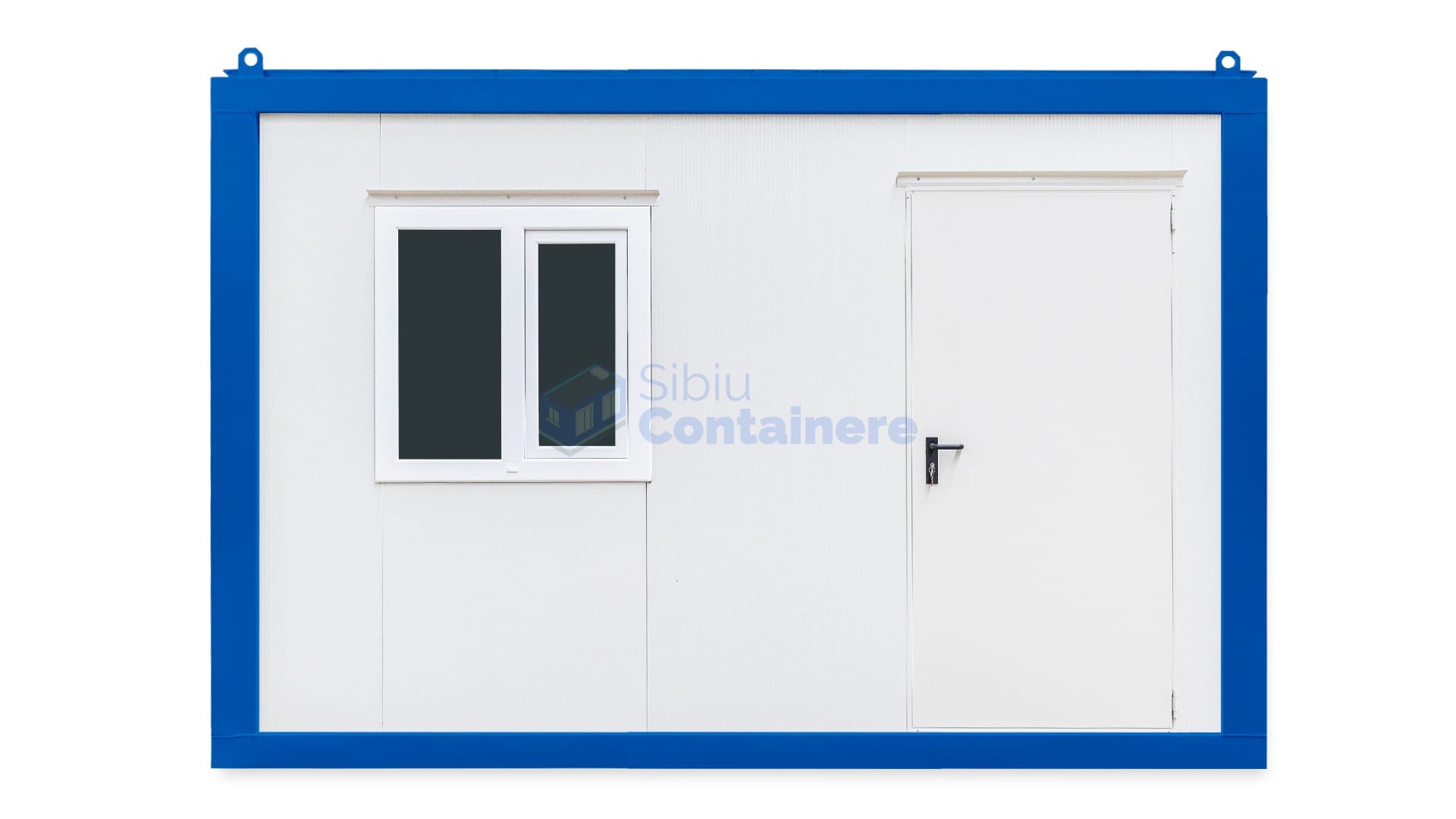 container santier sibiu 4metri 1geam albastru