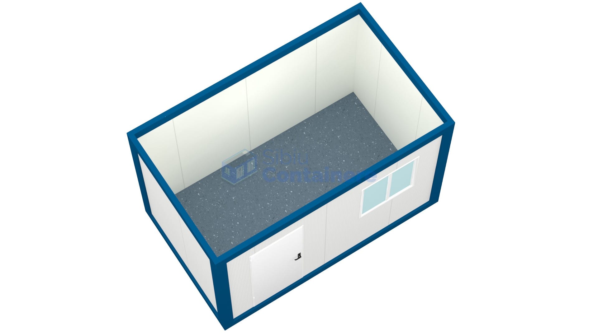 container santier sibiu 4metri 1geam albastru1