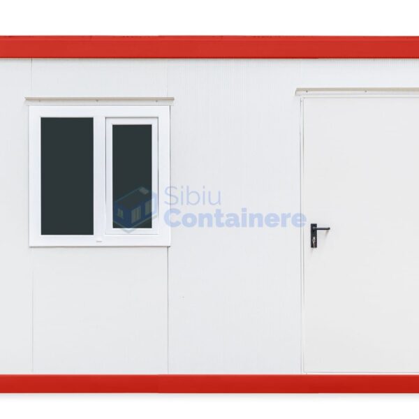 container santier sibiu 4metri 1geam rosu