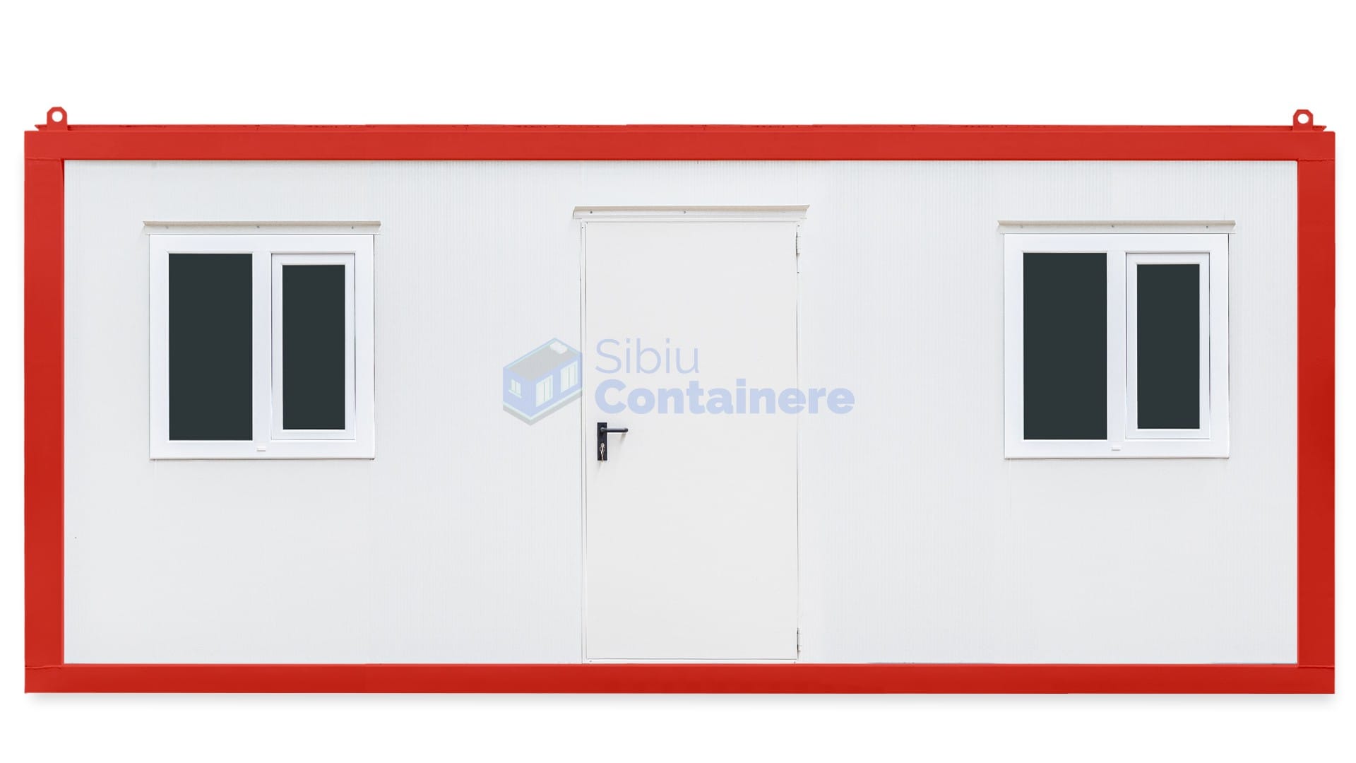 container santier sibiu 6metri 2geamuri rosu