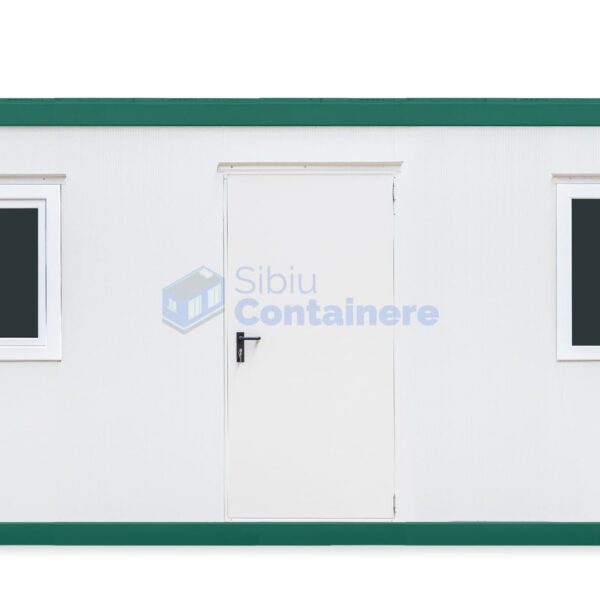 container santier sibiu 6metri 2geamuri verde
