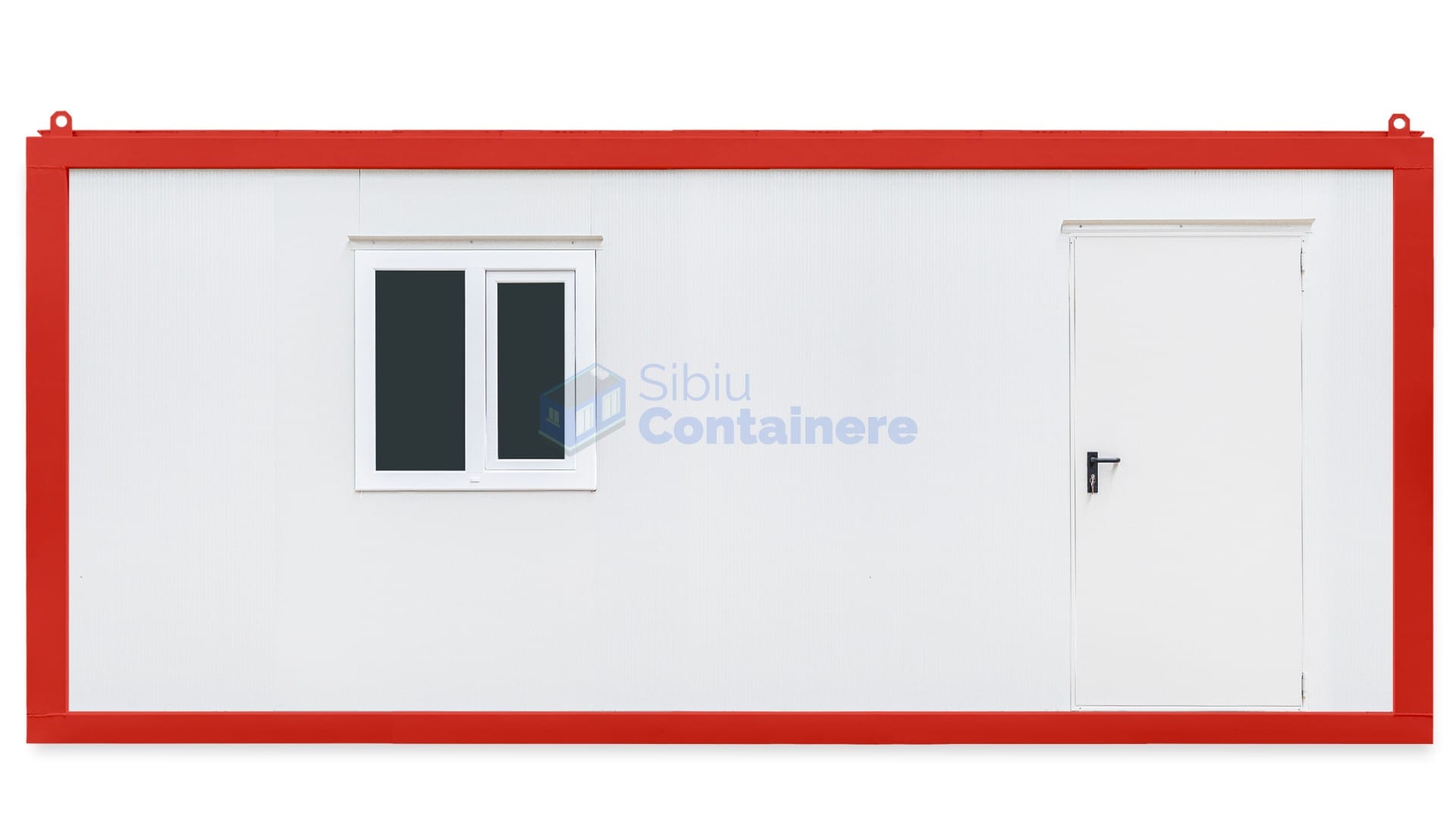 container santier sibiu 6metri 1geam rosu